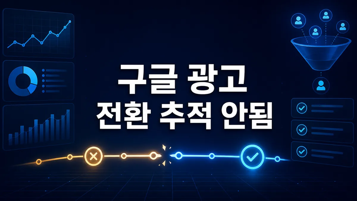 구글 광고 전환 추적 안됨 대표 이미지