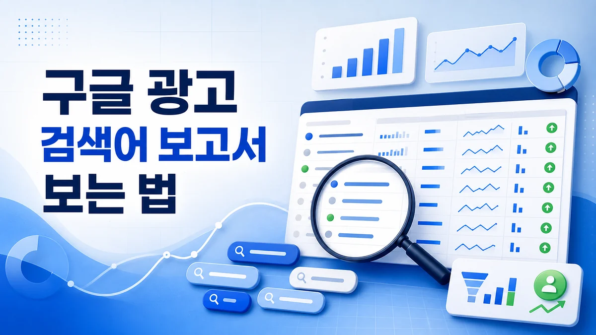구글 광고 검색어 보고서 보는 법 대표 이미지