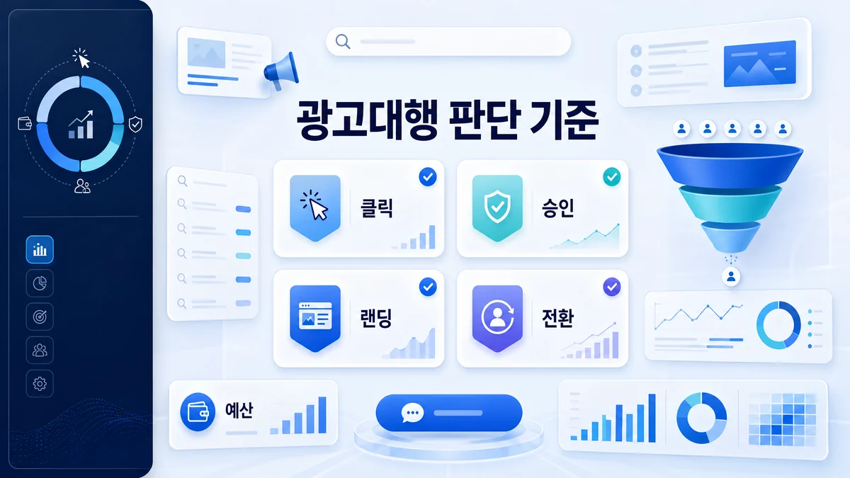 구글 애드워즈 광고대행 필요 시점과 운영 점검 기준을 설명하는 이미지